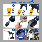 مسدس الماء المتطور مع 2 بطاريات أصلية